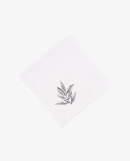 Gray Leaf Napkin - Home Decor Decals - Alsan's Home