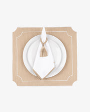 Classic Beige Placemat - Home Decor Decals - Alsan's Home