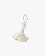 White Tassel Napkin Ring - Home Decor Decals - Alsan's Home