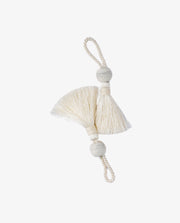 White Tassel Napkin Ring - Home Decor Decals - Alsan's Home