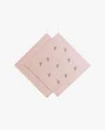 Beige & Pink Flower Napkin - Home Decor Decals - Alsan's Home