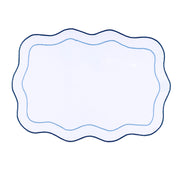 Off White/ Blue Wave Placemat